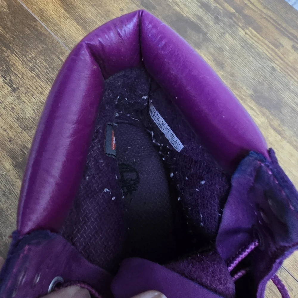 Girls Timberland Insulated Purple Boots A2830 Size 5.5